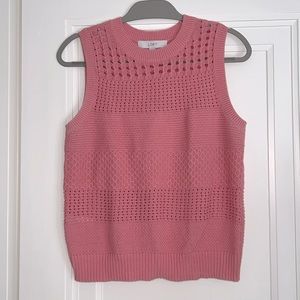 LOFT Cotton Sleeveless Top